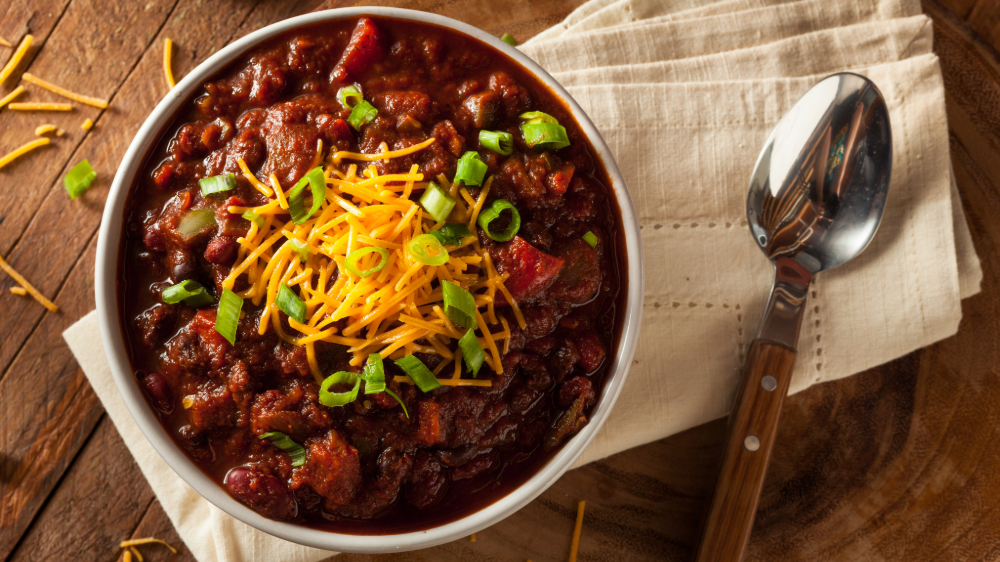 One Pot Beef & Bacon Chili - MTRY