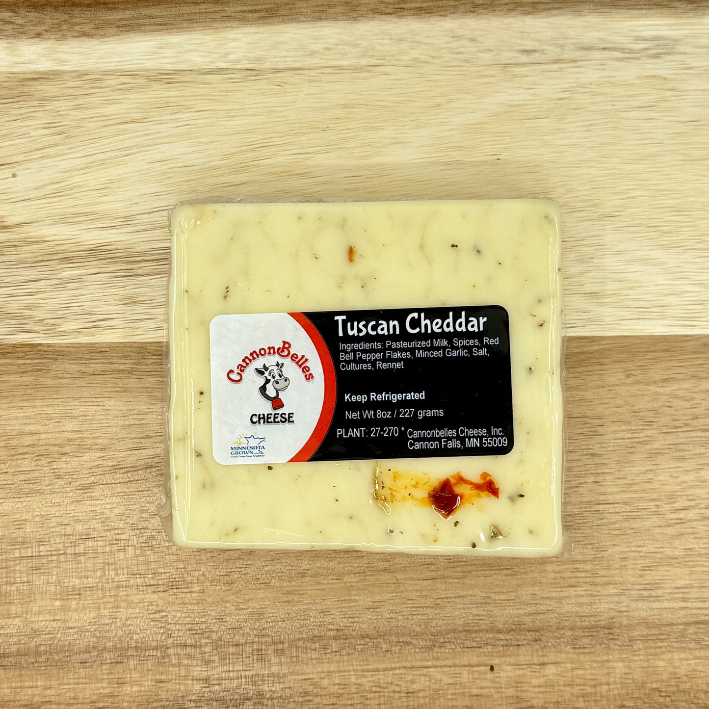 CannonBelles Cheese Tuscan White Cheddar