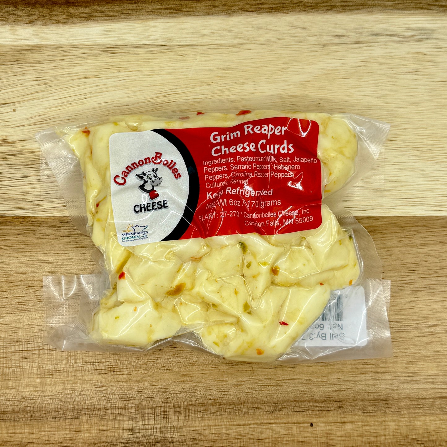 CannonBelles Cheese Grim Reaper Cheddar Cheese Curds