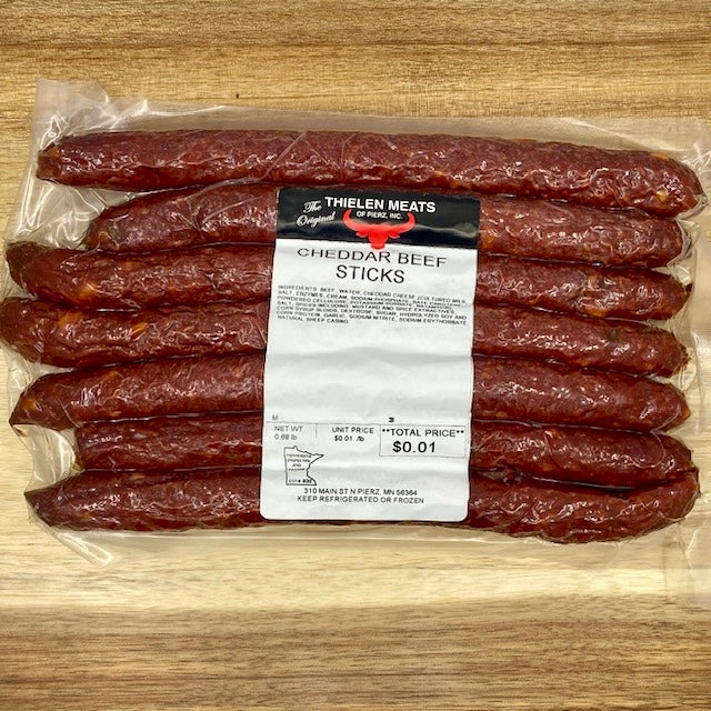 Cheddar Beef Sticks from Thielen Meats