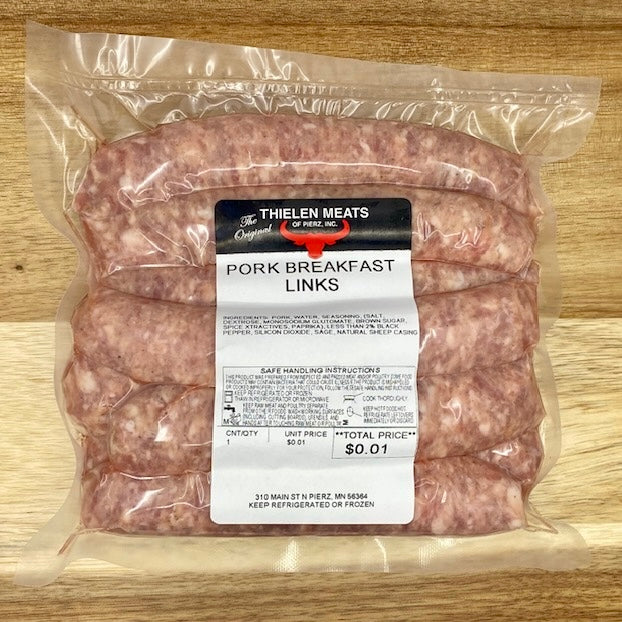 Pork Breakfast Links from Thielen Meats