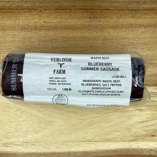 Blueberry Summer Sausage from Verlinde Farms