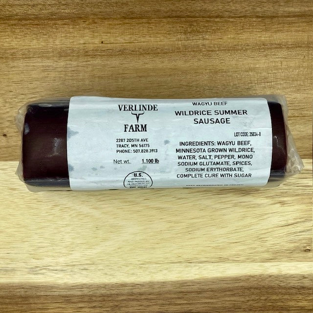 Wild Rice Summer Sausage from Verlinde Farms