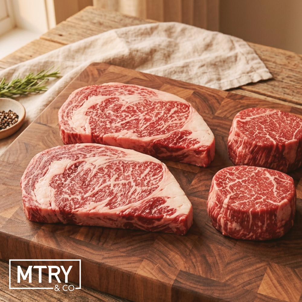 American Wagyu Ribeyes & Filets