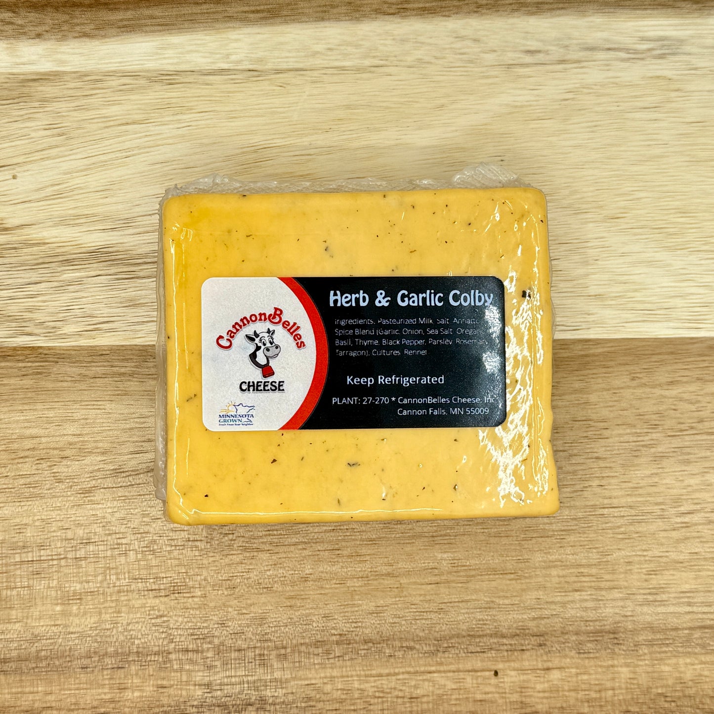 CannonBelles Cheese Herb and Garlic Colby