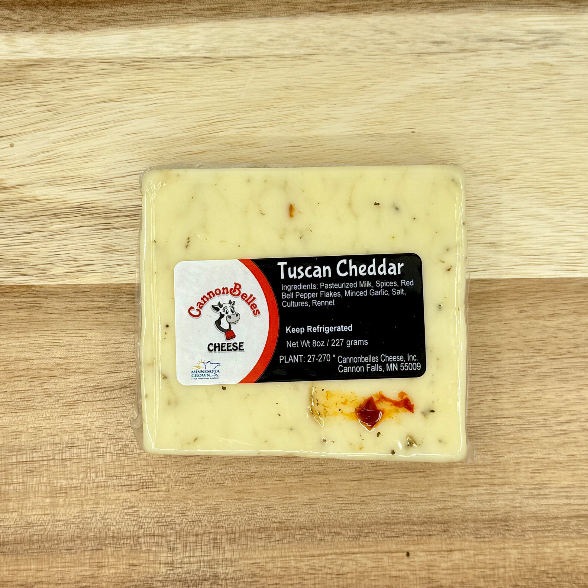 CannonBelles Cheese Tuscan White Cheddar