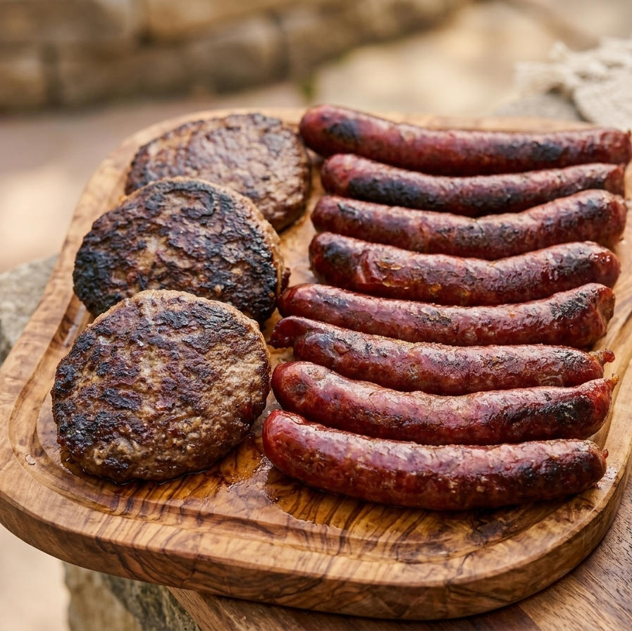 American Wagyu Burgers and Hot Dogs Box