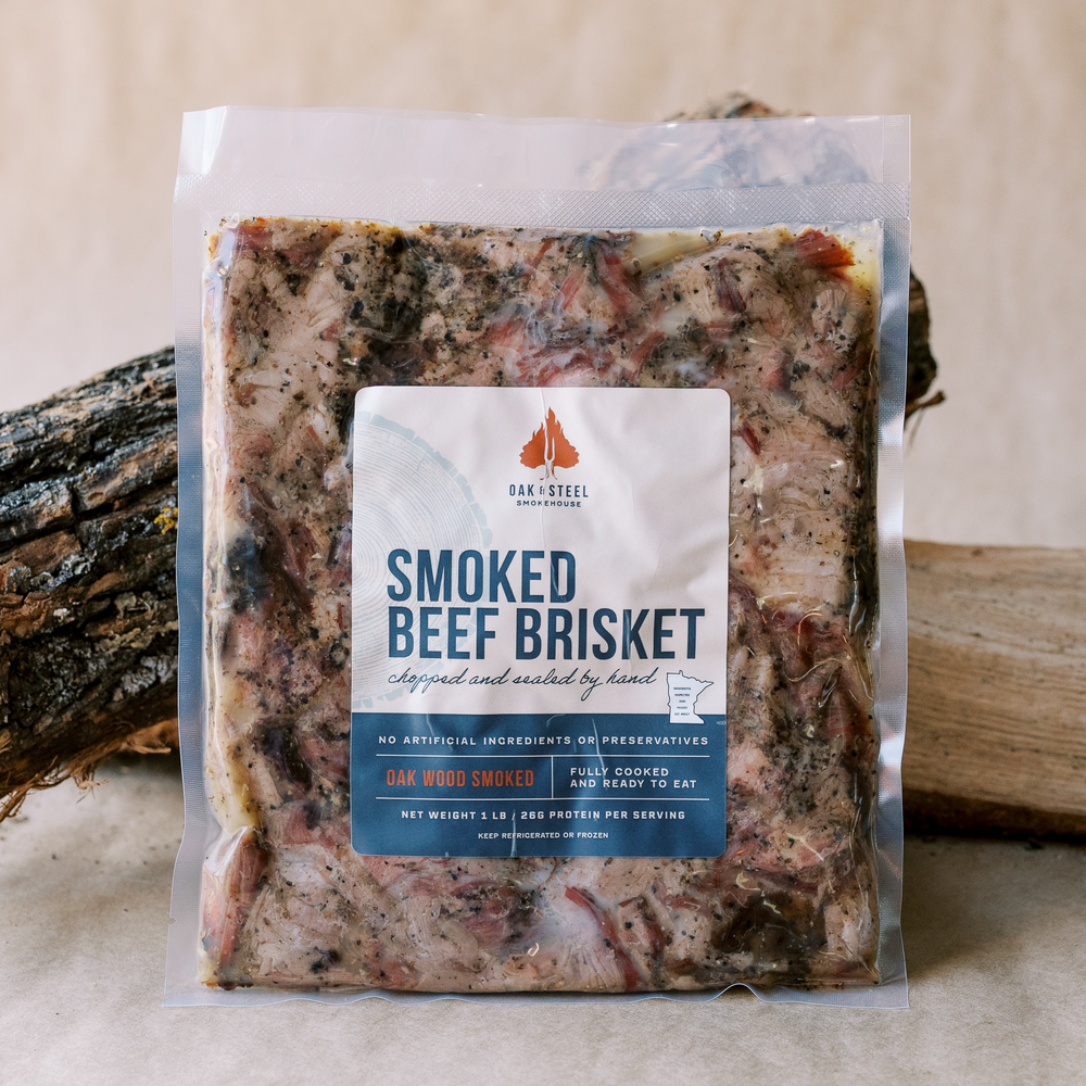 Wood-Smoked Prime Chopped Beef Brisket