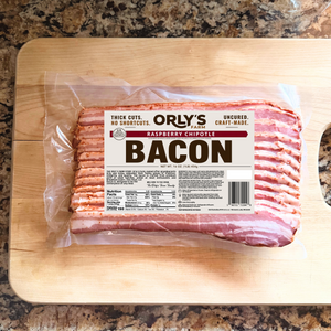 Raspberry Chipotle Thick-Cut Bacon | Uncured, Craft-Made