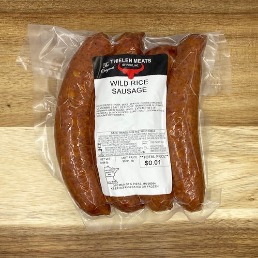 Wild Rice Sausage from Thielen Meats