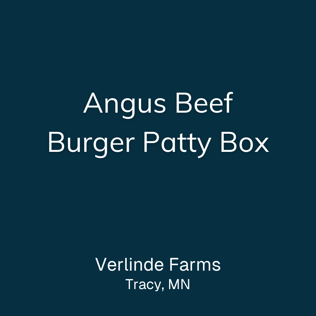 Premium Angus Beef Burger Patty Box