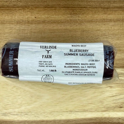 Blueberry Summer Sausage from Verlinde Farms